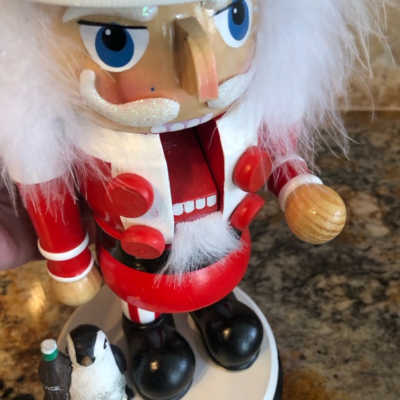 Kurt Adler Coca Cola Nutcracker with Polar Bear 15 inches NWT and Box - Picture 4 of 8
